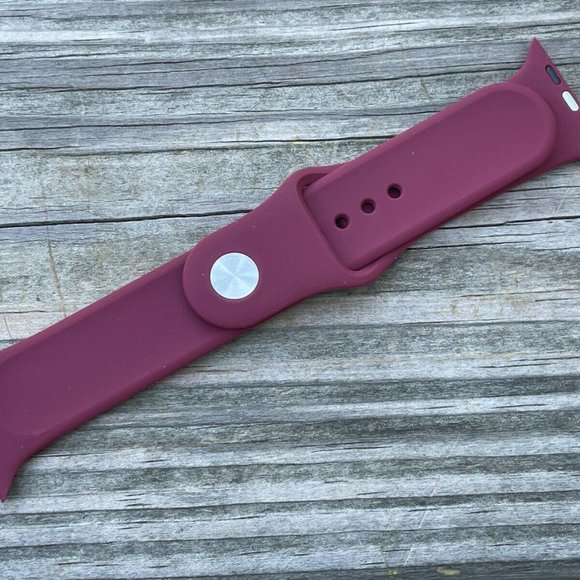 iWatch Replacement Strap Band Purple Rubber Silicon Sport Band Unbranded Size 44 - Picture 8 of 8